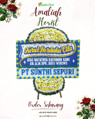 Papan Bunga Duka di Kumelembuay